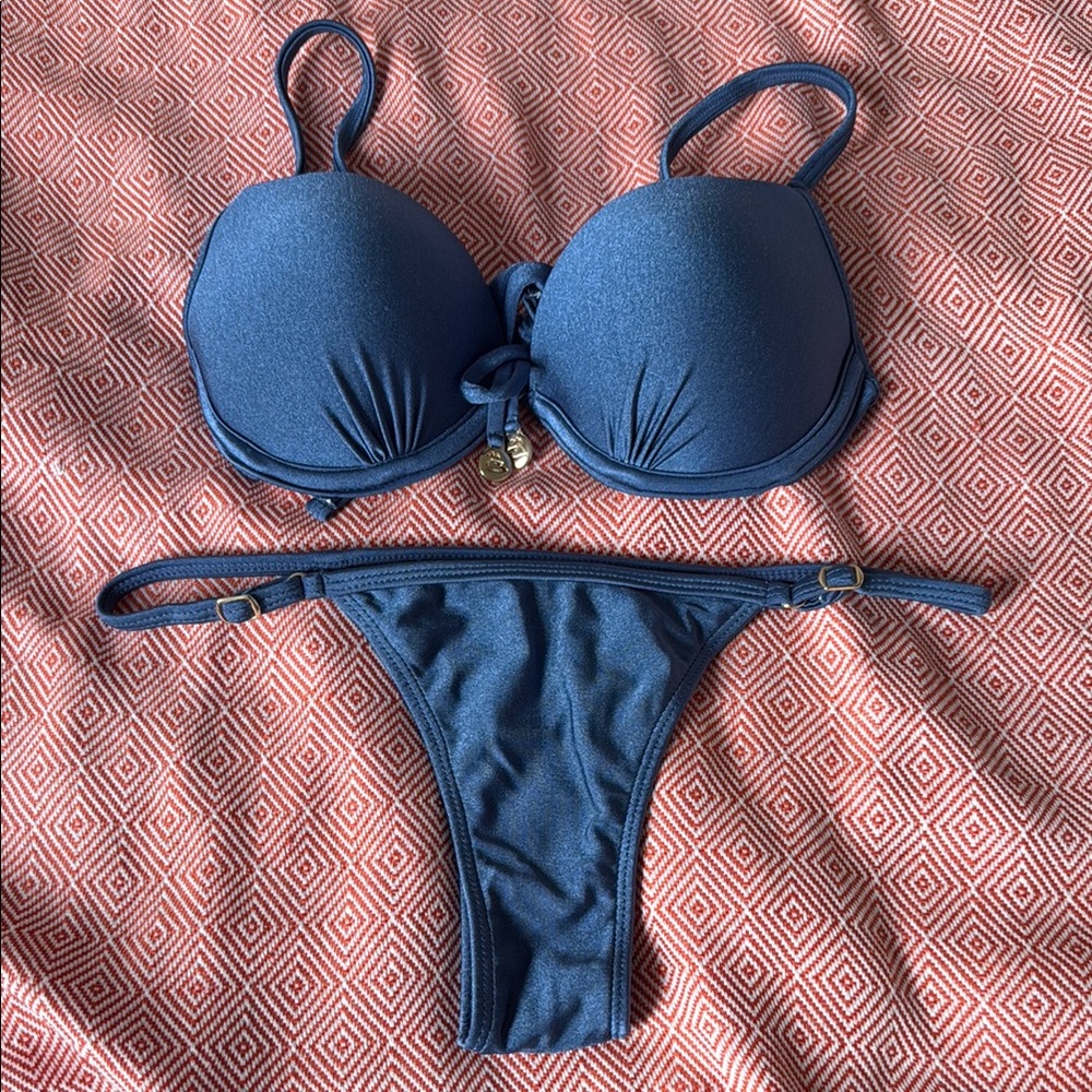 Brazilian Bluebeach Bikini with Molded Cups